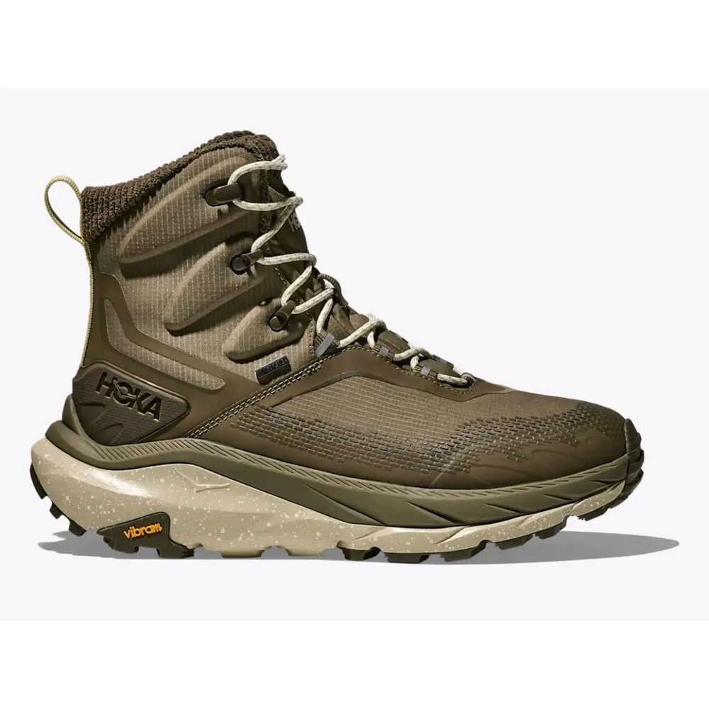Hoka Kaha Frost Mens 10.5 Green Excellent Gore-Tex Primaloft Vibram - Picture 11 of 12